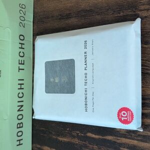 Hobonichi Techo 2026 Planner Book – A6, English, Daily, Jan. start, Mon. start